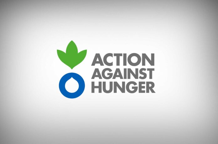 شعار مؤسسة العمل ضد الجوع Action Against Hunger