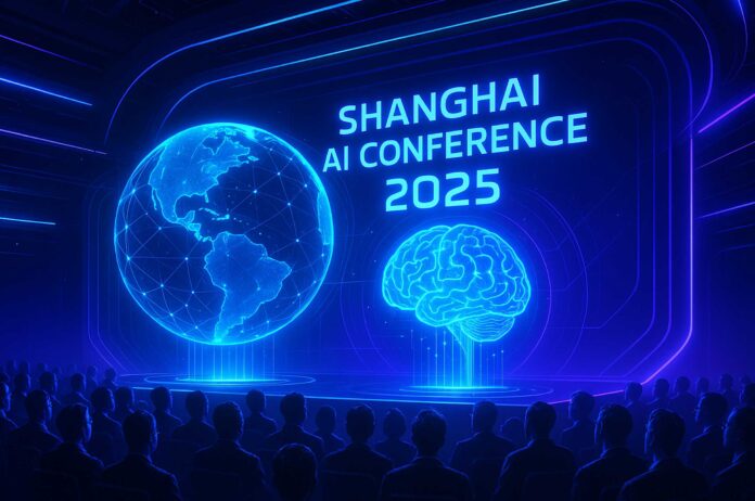 صورة مولدة بالذكاء الصناعي لمؤتمر شنغهاي 2025