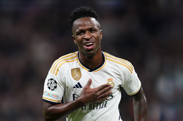 صورة للاعب فينيسيوس جونيور في نادي ريال مدريد