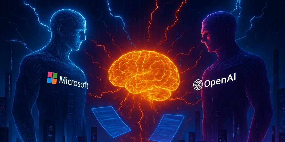 جانب من الدائر بين الشركتين حول آلية العمل على نماذج أوبن أي آي