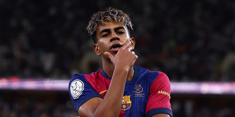 صورة للاعب لامين يامال