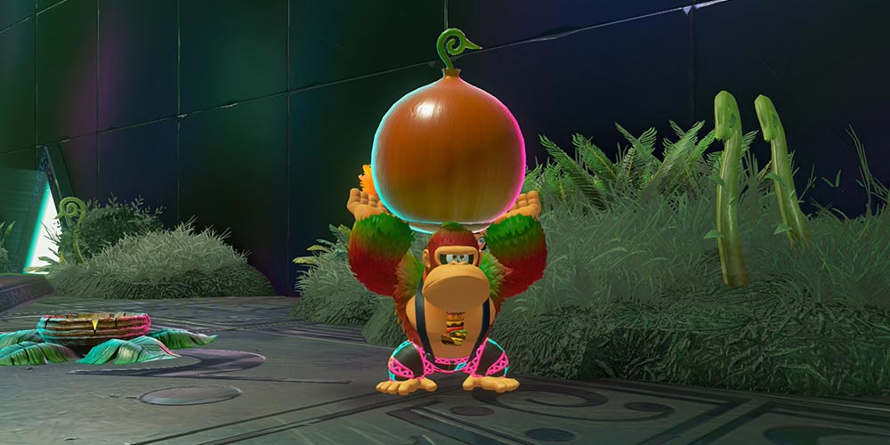 مشهد من لعبة Donkey Kong Bananza