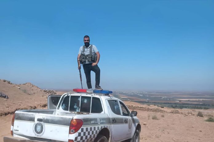 مشهد من خرق وقف إطلاق النار بين الدروز والحكومة السورية الذي أودى بحياة العشرات من القوات السورية