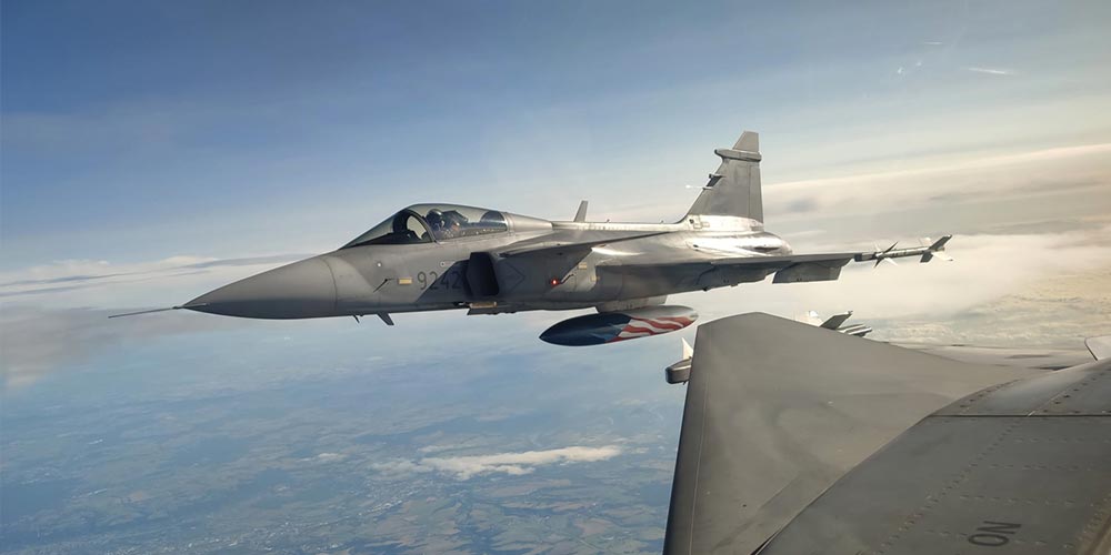 صورة لإحدى طائرات FA-50 الكورية الجنوبية