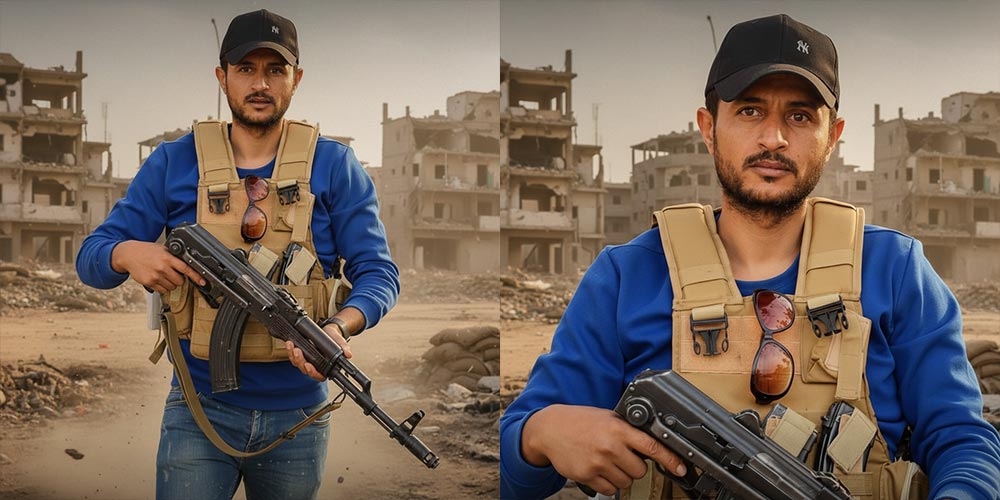 صور مولدة بواسطة الذكاء الصناعي لياسر أبو شباب بدقة عالية